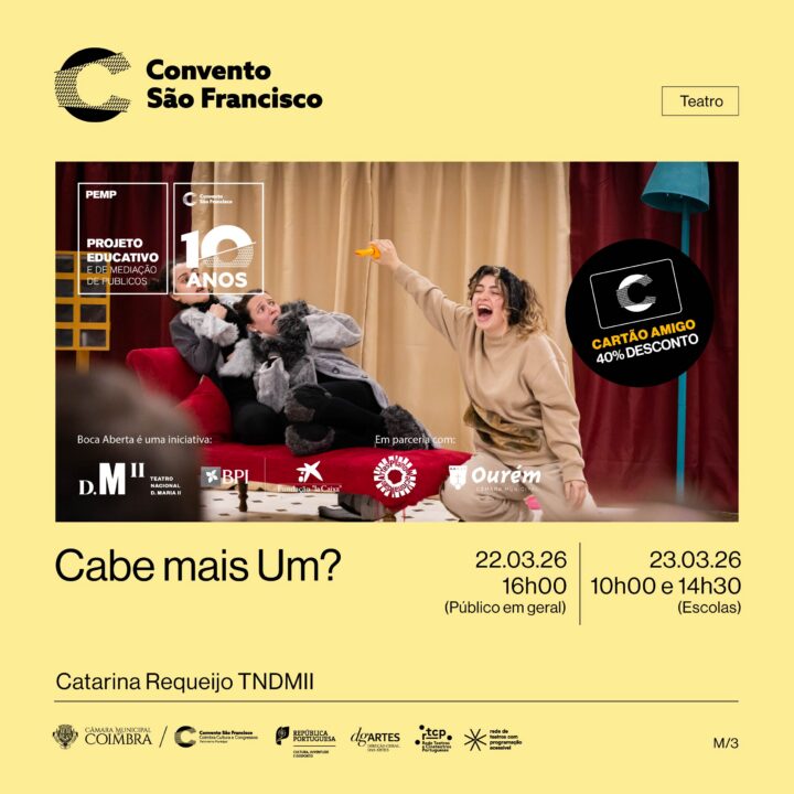 Convento São Francisco acolhe espetáculo do Teatro Nacional D. Maria II