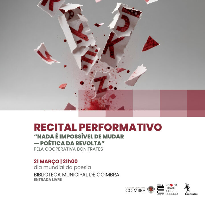 Recital performativo assinala Dia Mundial da Poesia na Biblioteca Municipal