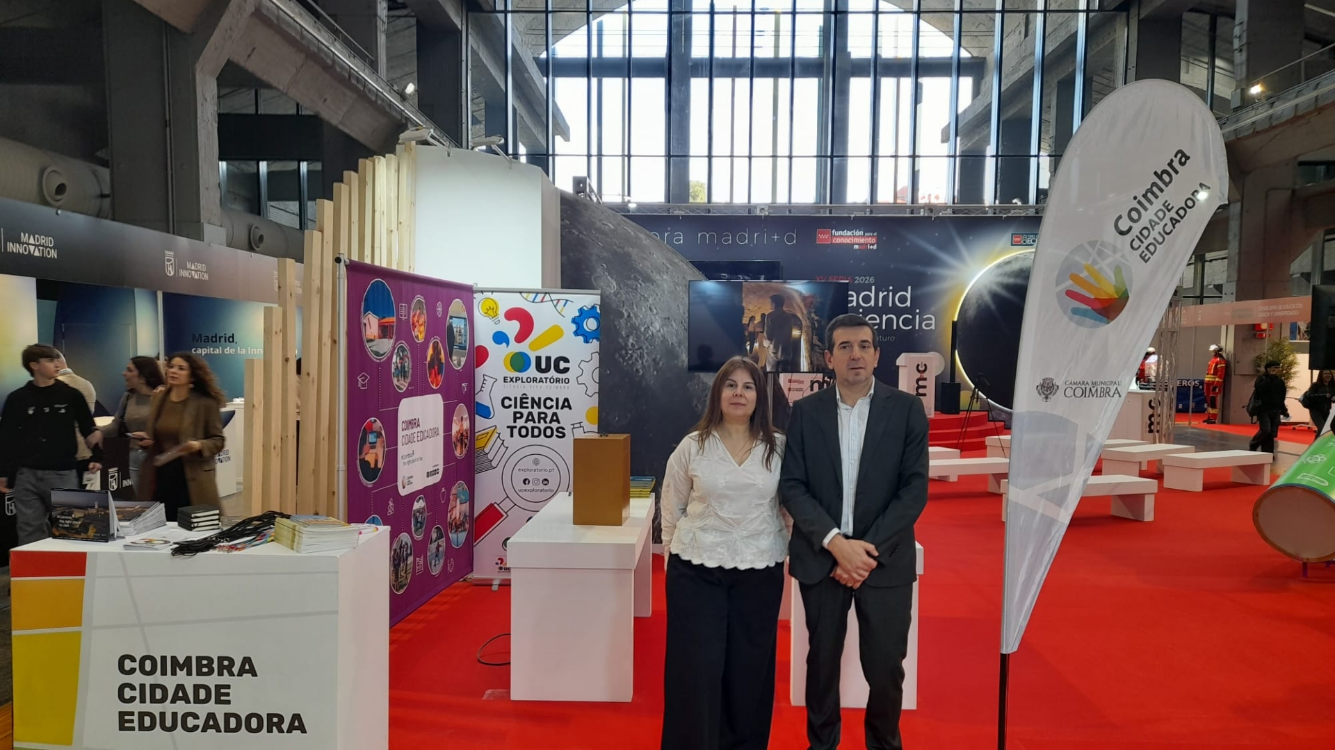 Câmara de Coimbra e UC Exploratório levam ciência e educação à feira “Madrid es Ciencia”