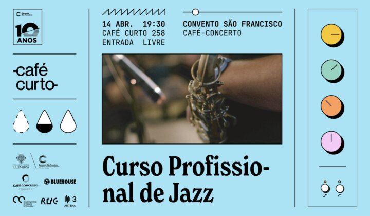Alunos de Jazz do Conservatório de Música de Coimbra no Café Curto do CSF