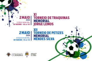 Estádio Municipal de Taveiro recebe este sábado torneios de futebol que homenageiam Mendes Silva e Jorge Lemos