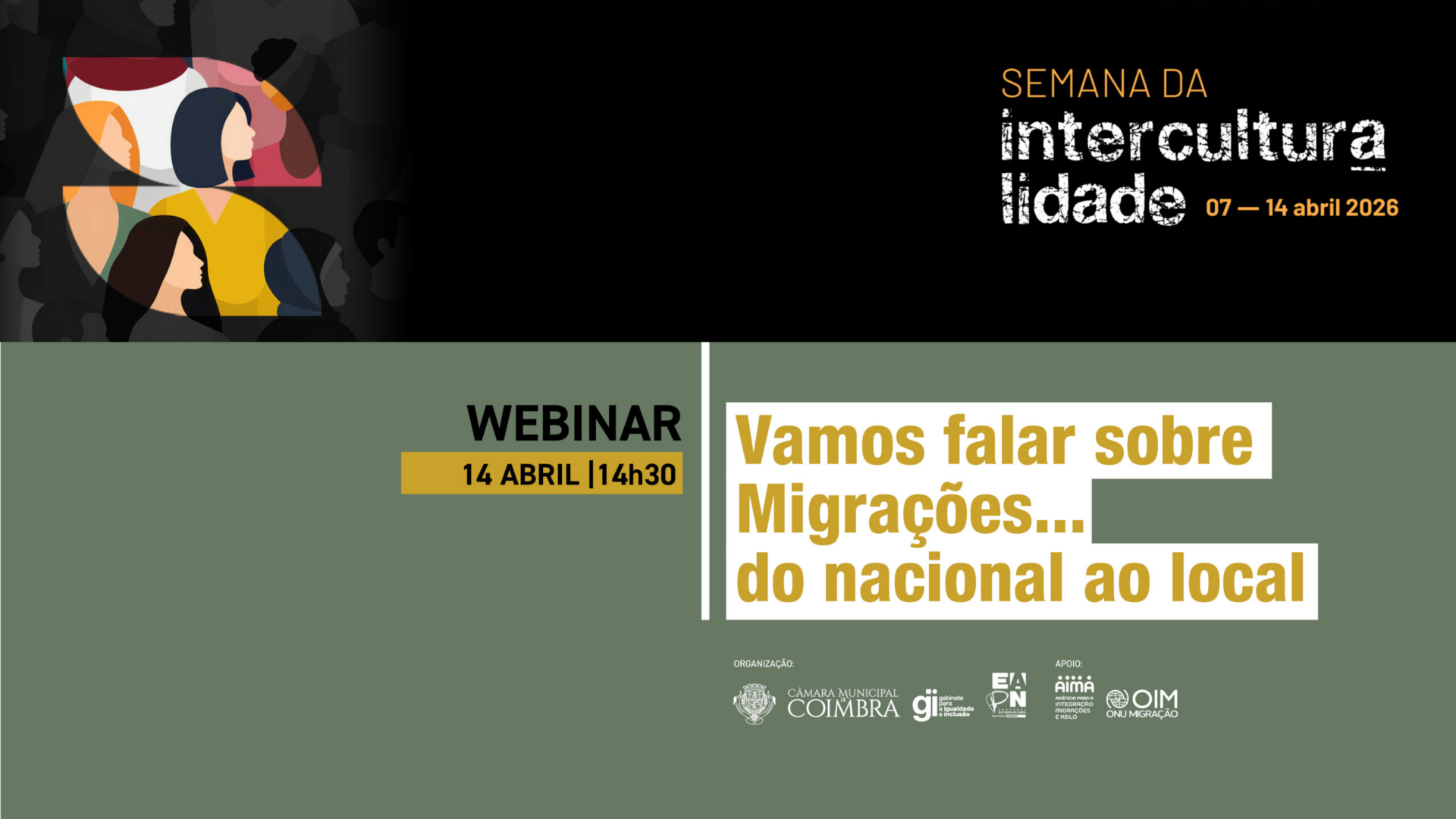Coimbra promove webinar sobre migrações no âmbito da Semana da Interculturalidade