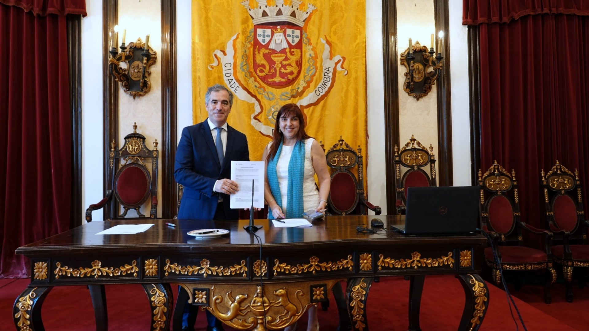 Município de Coimbra e Rotary Club Coimbra Saúde reforçam parceria nas áreas da saúde e prevenção