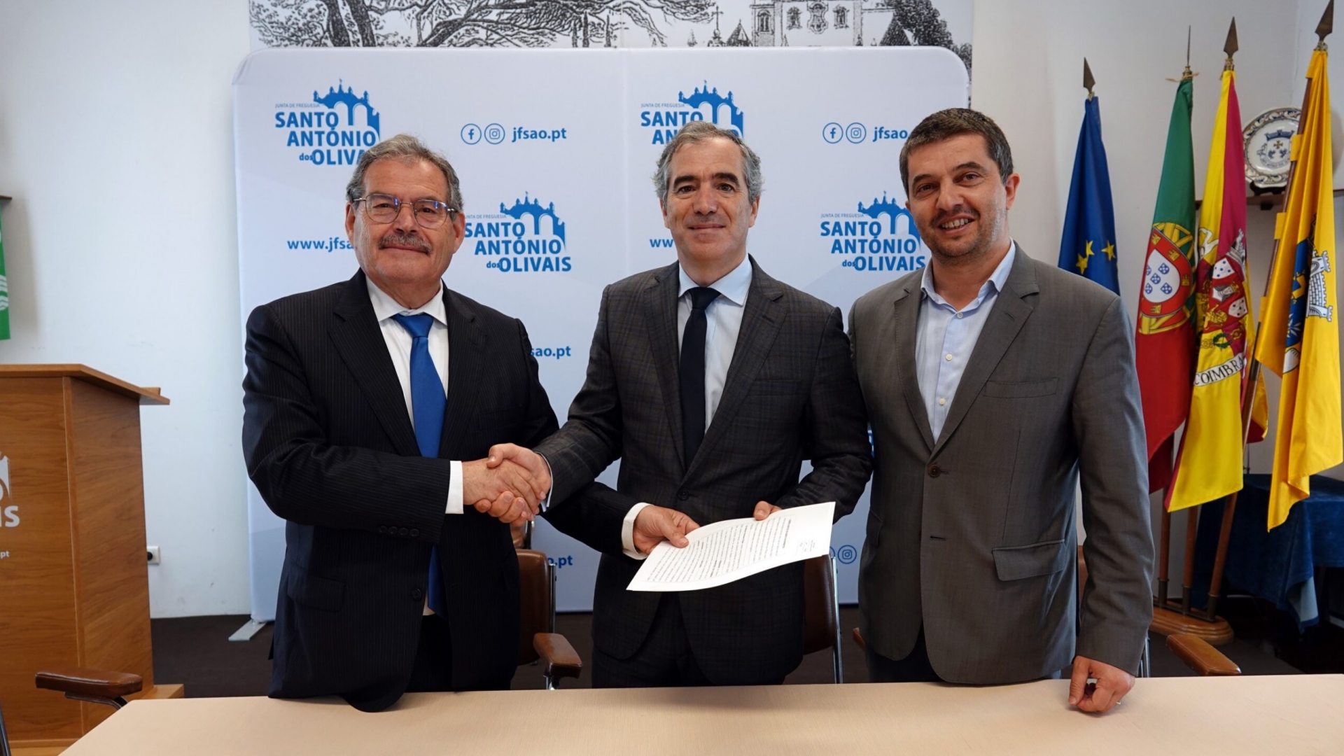 Acordo regulariza utilização da sede da Junta de Freguesia de Santo António dos Olivais