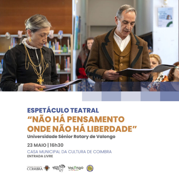 Espetáculo teatral inspirado na obra de Miguel Torga na Casa Municipal da Cultura