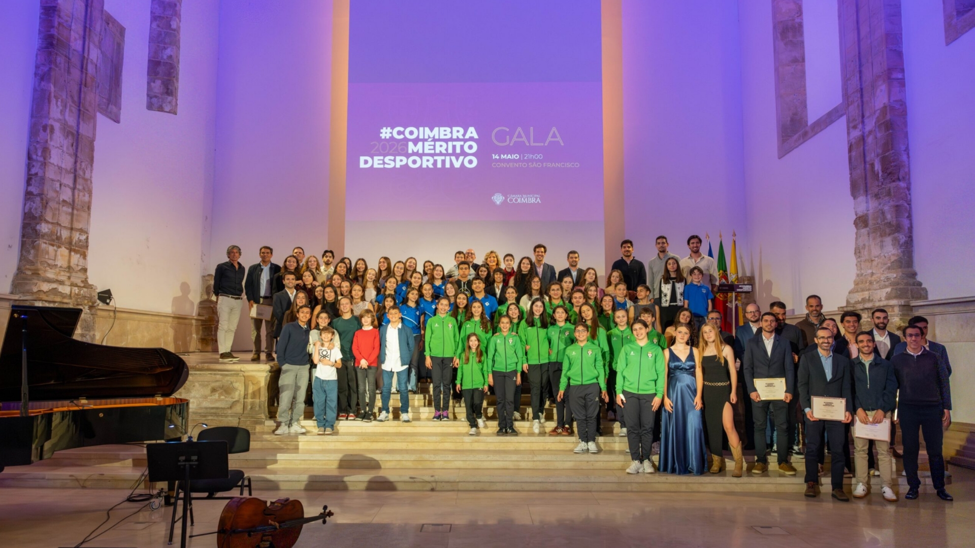 #Coimbra Mérito Desportivo distingue mais de 160 atletas e 20 federações