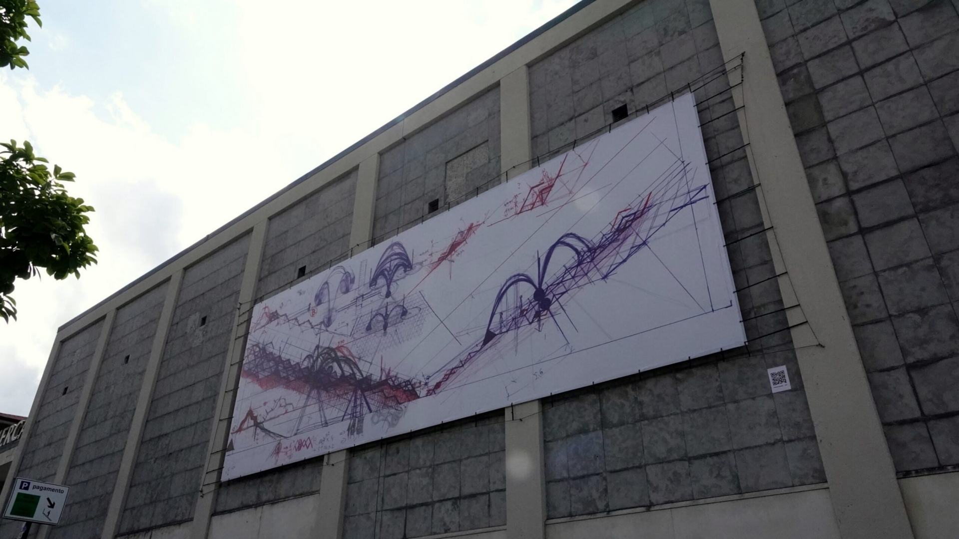 Projeto “Outdoor ’26” apresenta nova obra na fachada do Mercado Municipal D. Pedro V
