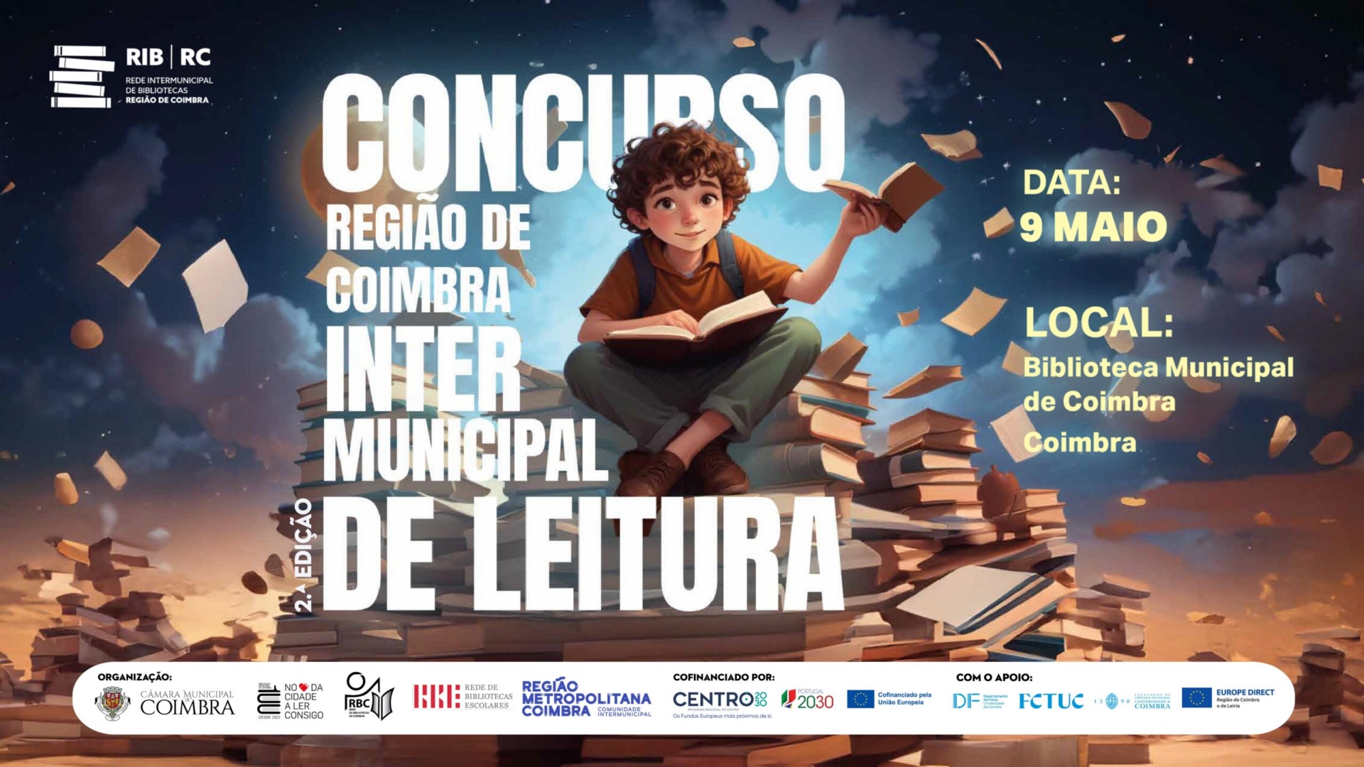 Casa Municipal da Cultura recebe 2.ª edição do Concurso Intermunicipal de Leitura no sábado