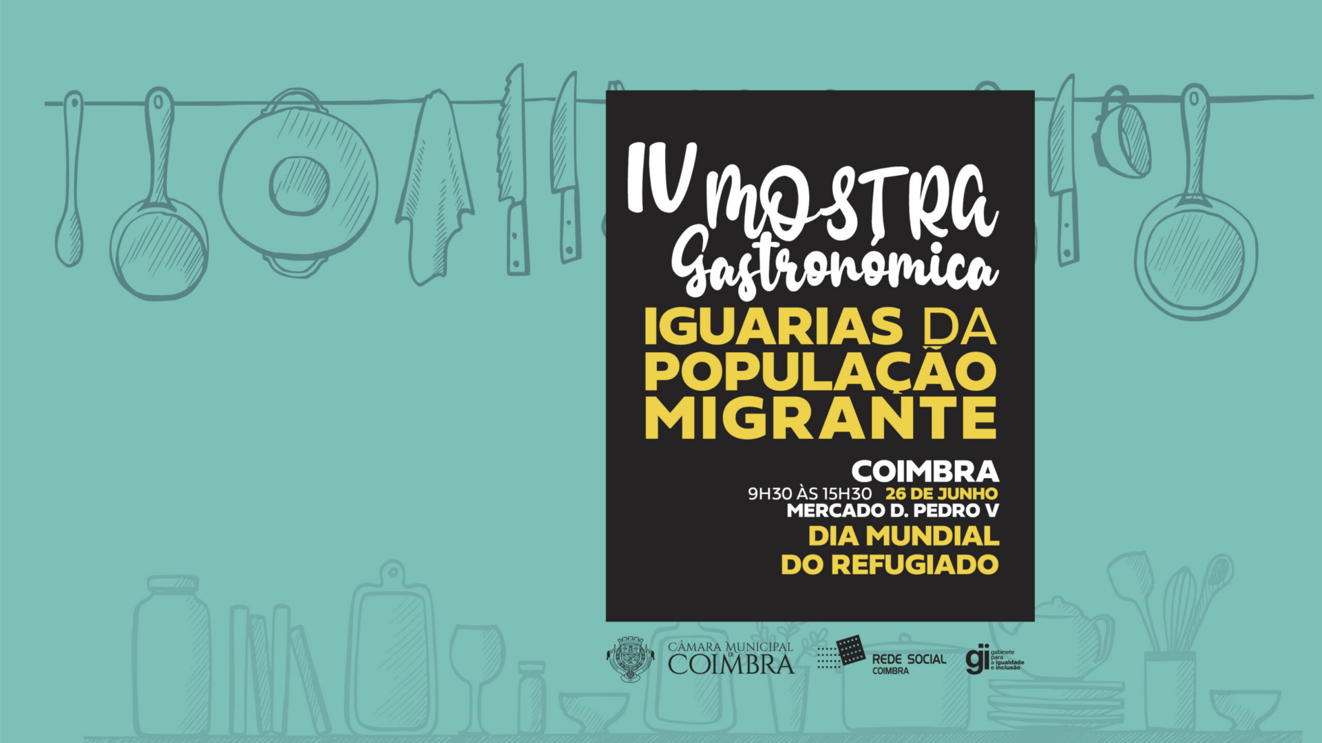 Mostra Gastronómica de Iguarias da População Migrante regressa ao Mercado D. Pedro V a 26 de junho