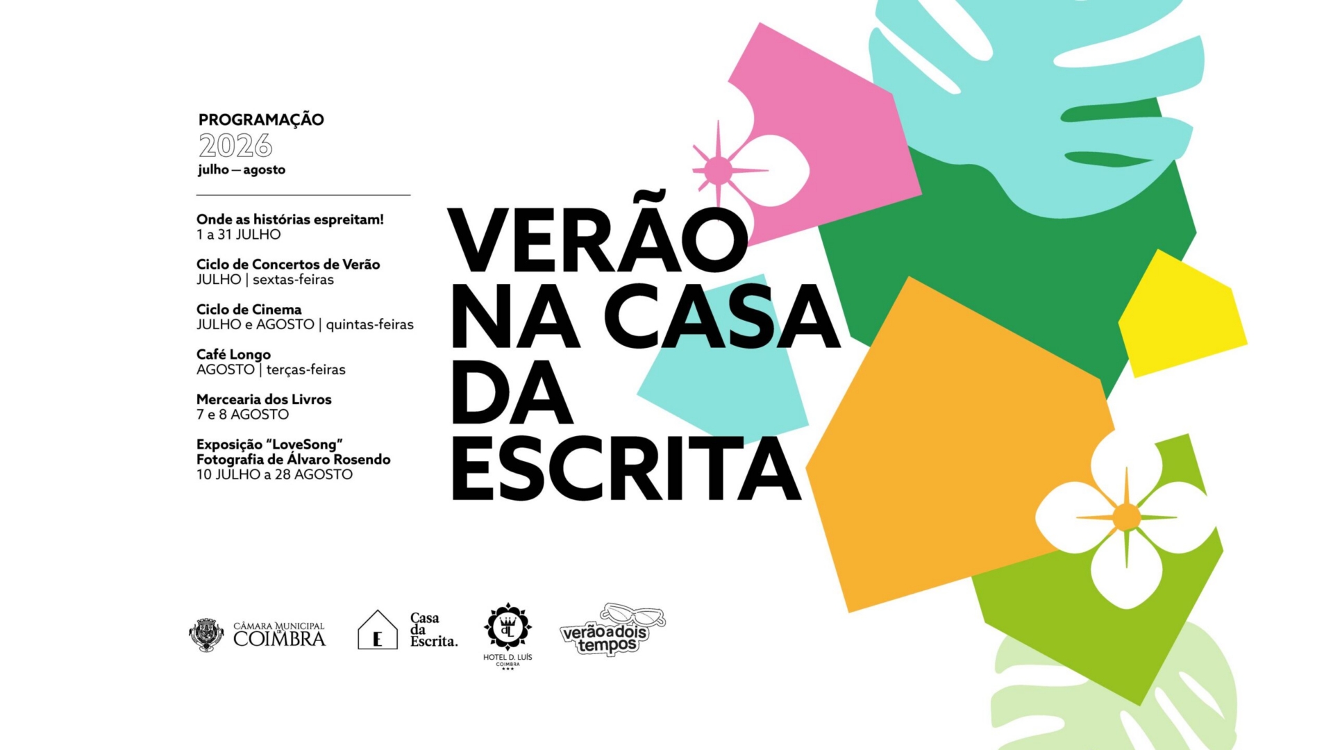 Verão na Casa da Escrita com programação para a infância, música, cinema ao ar livre e “mercearia”