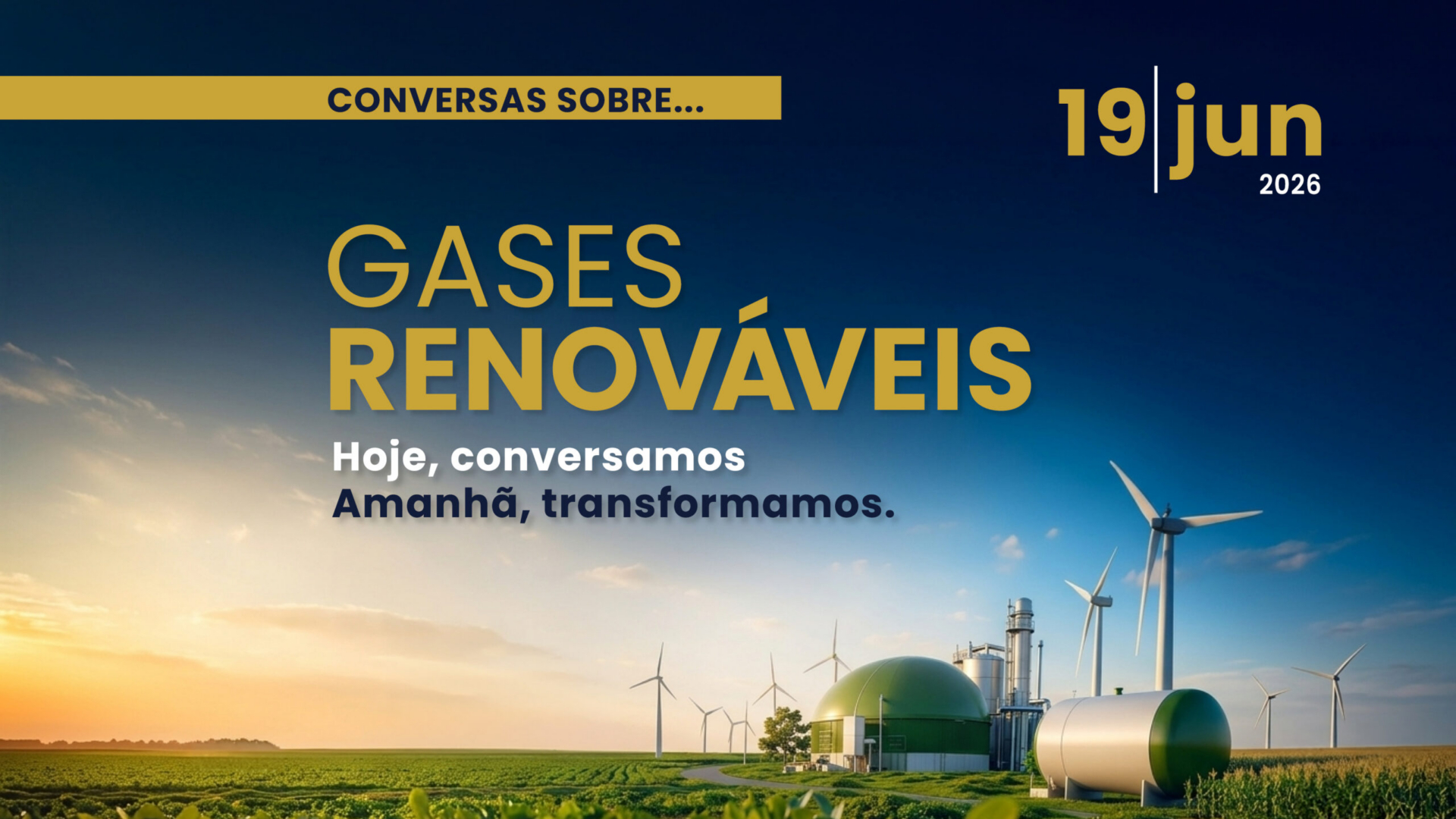 Sessão sobre gases renováveis e transição energética decorre a 19 de junho nos Paços do Concelho