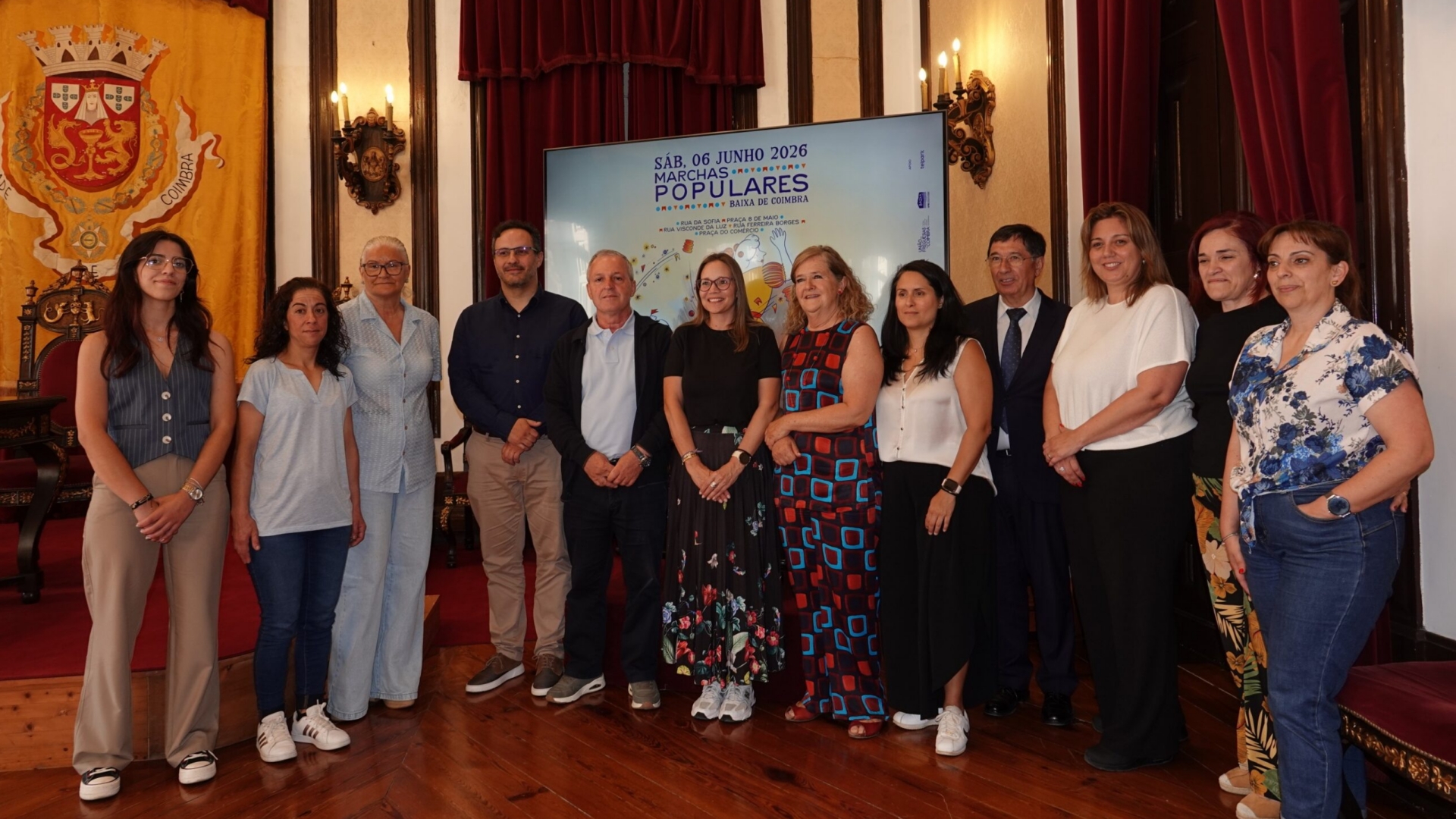 Baixa de Coimbra volta a encher-se de música e tradição com as Marchas Populares no próximo sábado