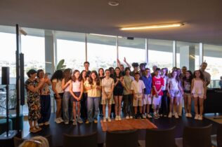 Estudantes deram voz às inquietações a partir da exposição “Meridianos do Futuro” no Convento São Francisco