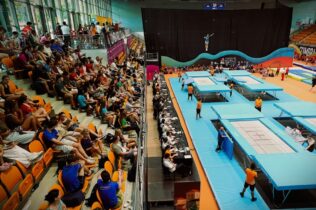 Coimbra recebeu Taça do Mundo de Trampolins com três medalhas para Portugal