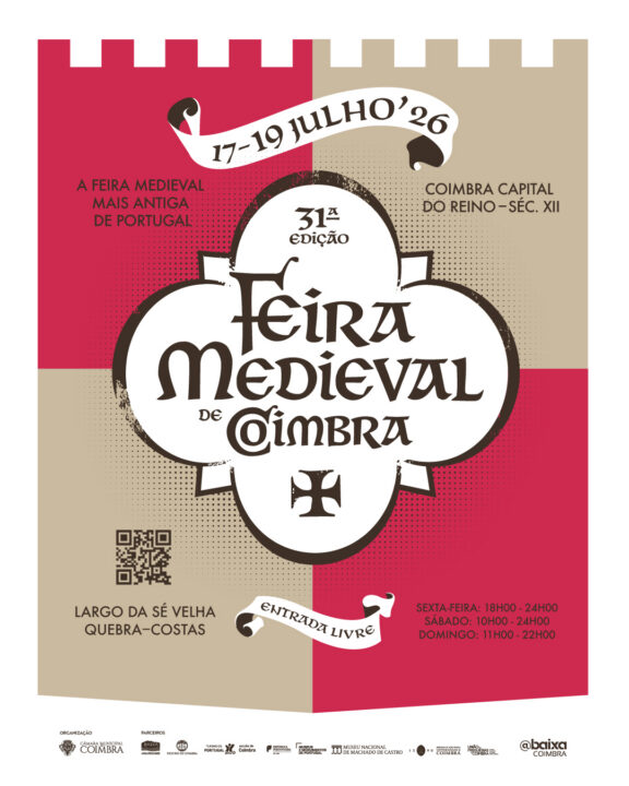 Feira Medieval de Coimbra reforça animação no centro histórico de 6ª feira a domingo