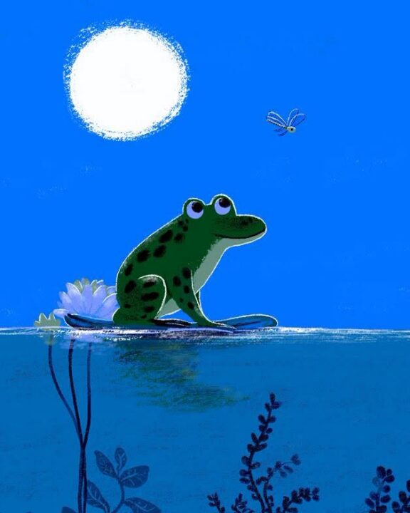 “Contos do Lago” na Biblioteca Infantil (ilustração de Thierry Manes)
