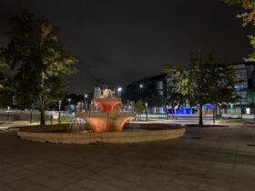 Coimbra ilumina duas fontes de dourado para sensibilizar para o cancro pediátrico