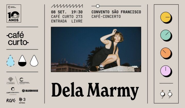 Dela Marmy no Café Curto do CSF