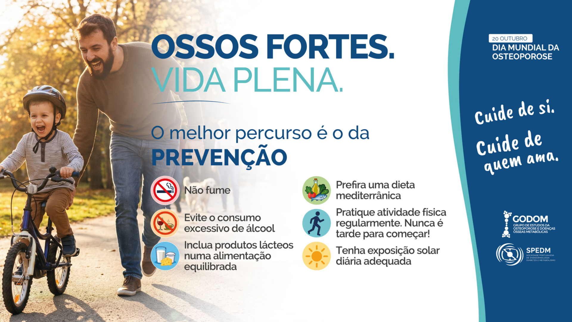 Câmara Municipal de Coimbra associa-se à campanha nacional do Dia Mundial da Osteoporose