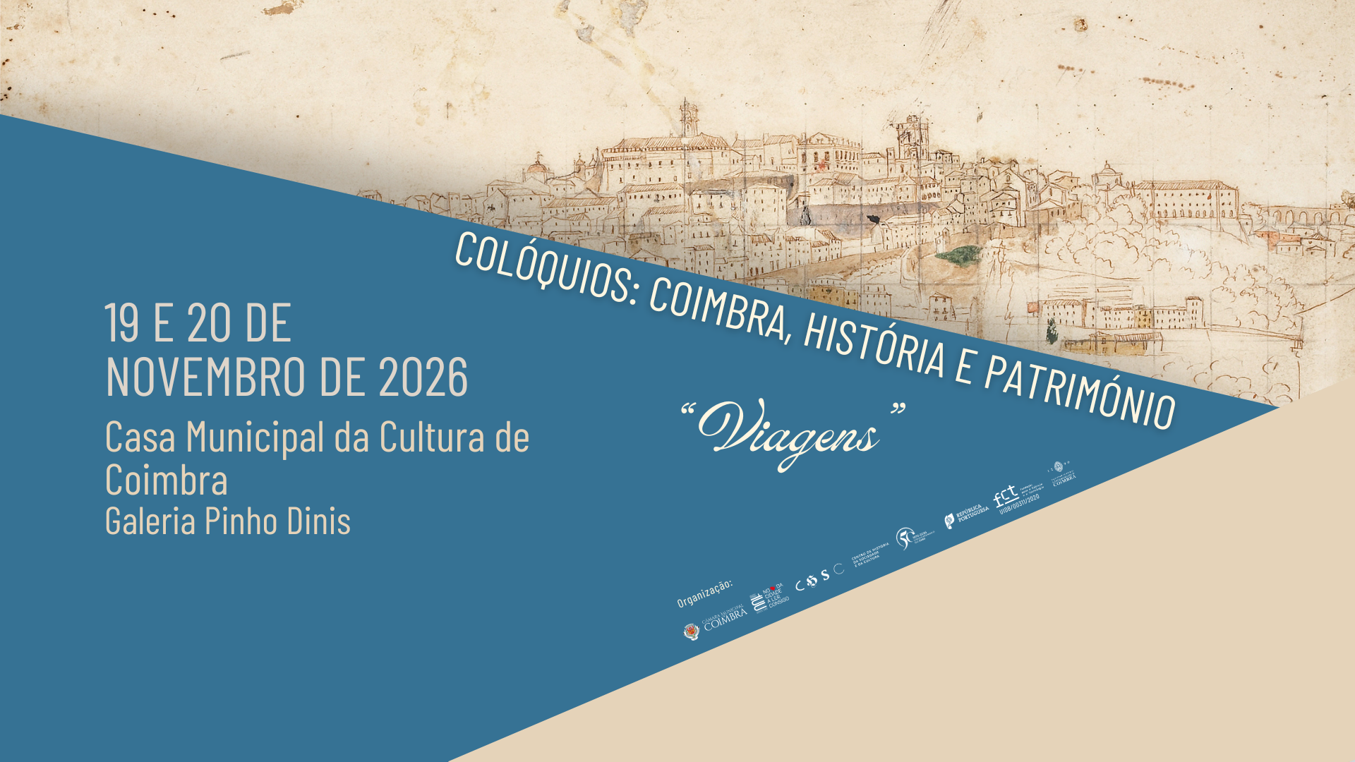 Colóquios “Coimbra, História e Património” regressam com dois dias dedicados às “Viagens