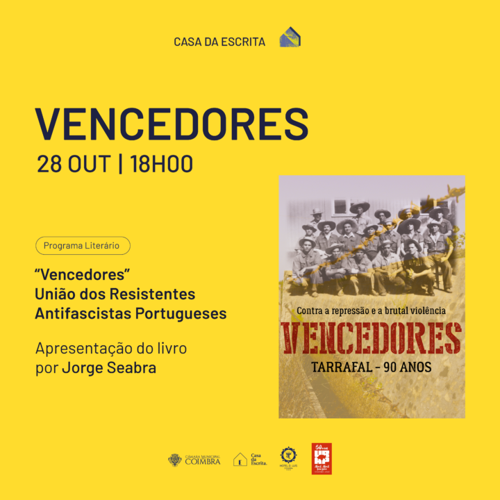 Casa da Escrita acolhe apresentação do livro “Vencedores” da URAP