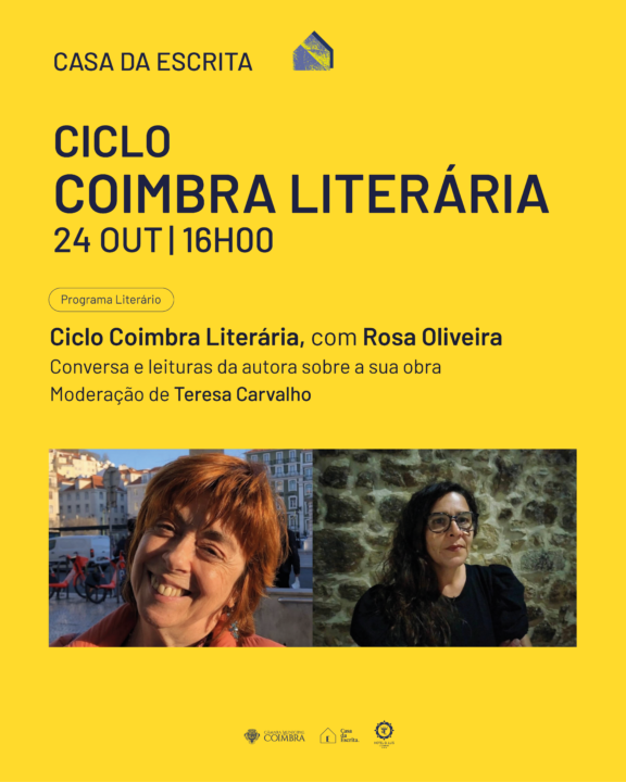 Casa da Escrita recebe encontro com poeta Rosa Oliveira
