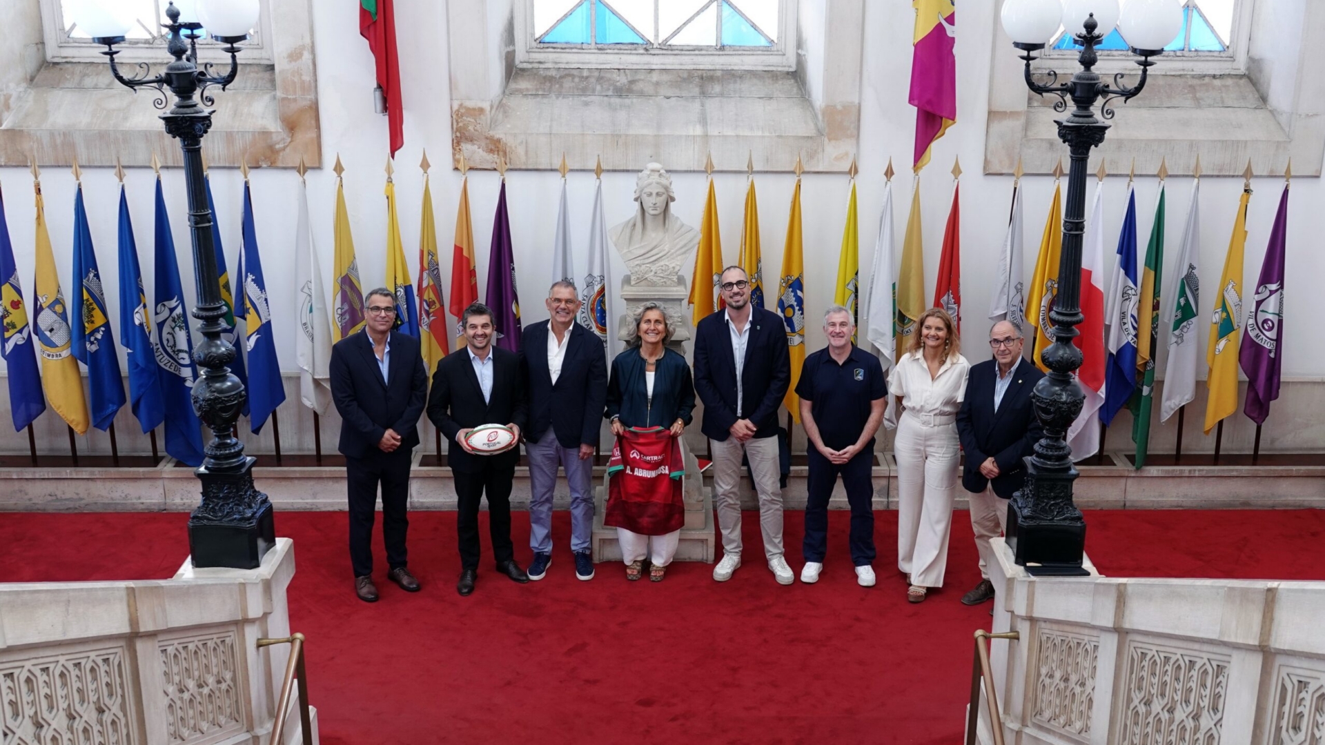 Delegação da Rugby Europe em Coimbra para avaliar candidatura à Development Super Week