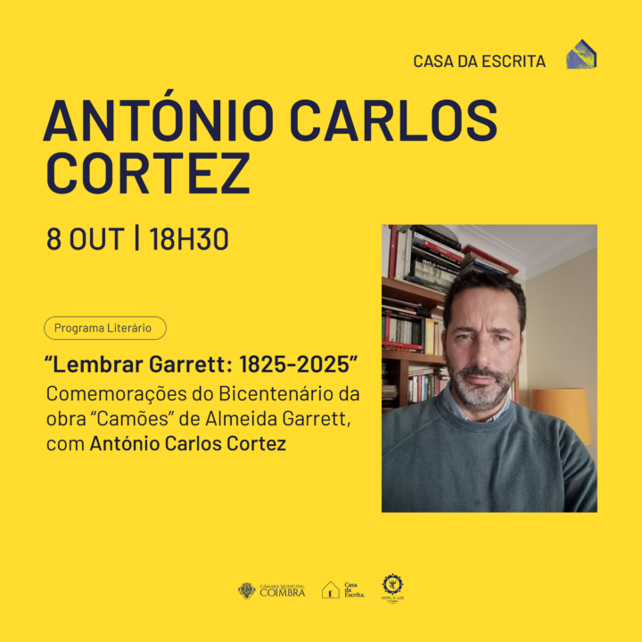 Sessão dedicada a Almeida Garret na Casa da Escrita